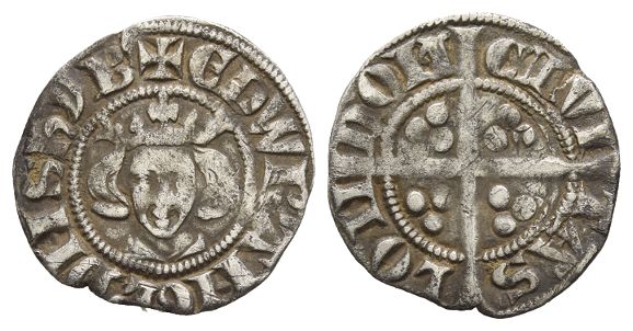 England. Plantagenet, Edward I AR Penny.