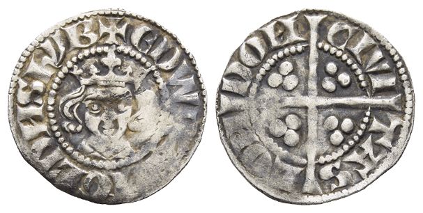 England. Plantagenet, Edward I AR Penny.