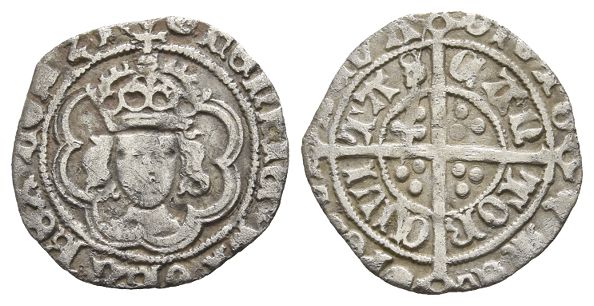 England. Tudor, Henry VII AR Halfgroat.