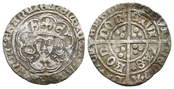 England. Tudor, Henry VII AR Groat.