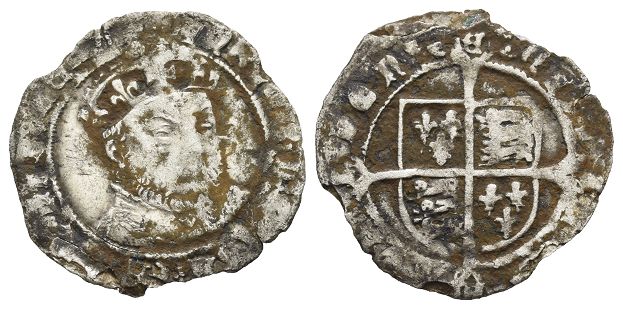 England. Tudor, Henry VIII AR Groat.