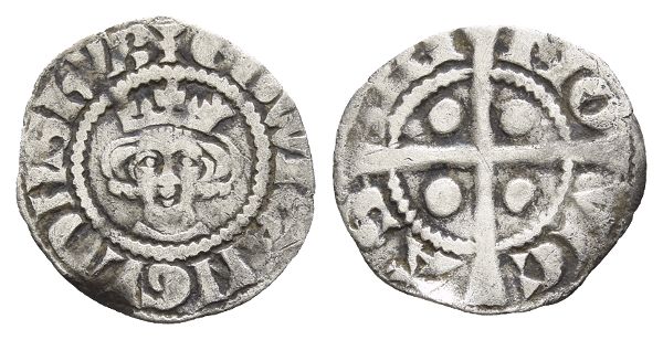 England. Plantagenet, Edward I AR Halfpenny.