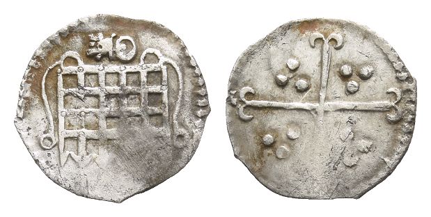 England. Tudor, Elizabeth I AR Halfpenny.