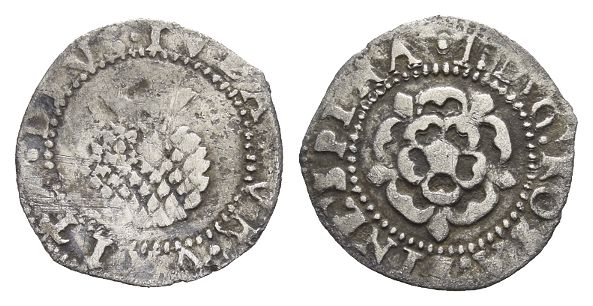 England. Stuart, James I AR Penny.