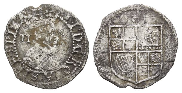 England. Stuart, James I AR Halfgroat.