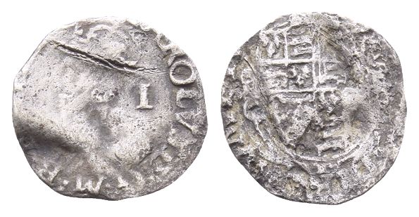 England. Stuart, Charles I AR Penny.