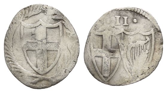 Great Britain, Commonwealth of England AR Halfgroat.