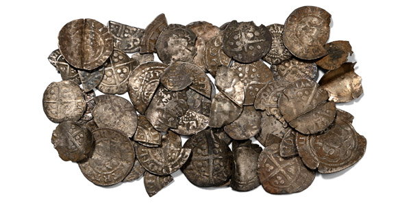 Group of Fifty-Two [52] Medieval AR English Hammered Coins.