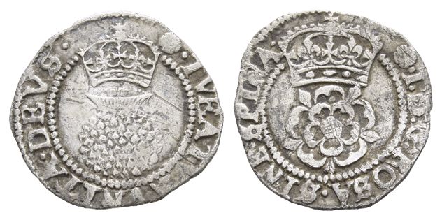England. Stuart, James I AR Halfgroat.