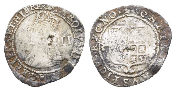 England. Stuart (Restored), Charles II AR Halfgroat.