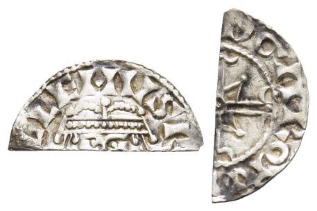 England. Norman, William I the Conqueror AR Cut Halfpenny.