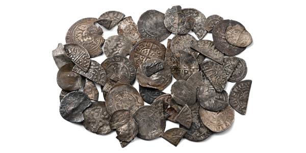 Group of Fifty-Two [52] Medieval AR English Hammered Coins.