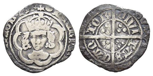 England. Tudor, Henry VII AR Halfgroat.