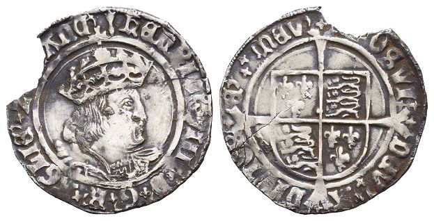 England. Tudor, Henry VIII AR Groat.