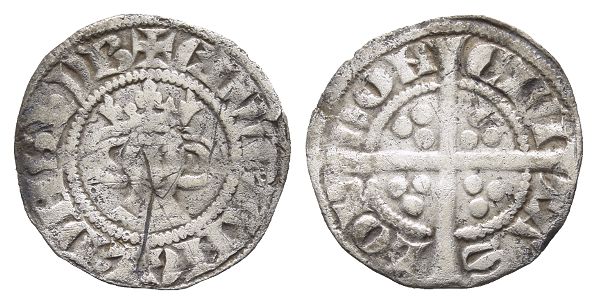 England. Plantagenet, Edward I AR Halfpenny.