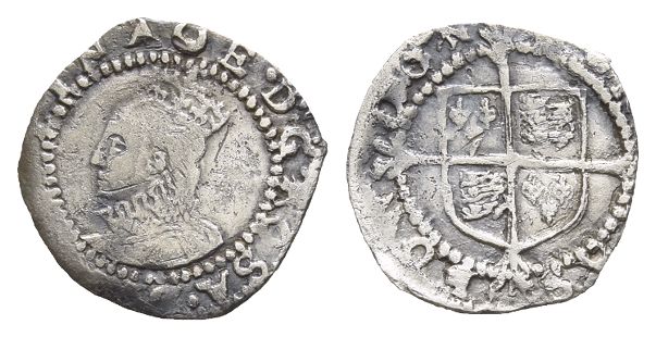 England. Tudor, Elizabeth I AR Penny.