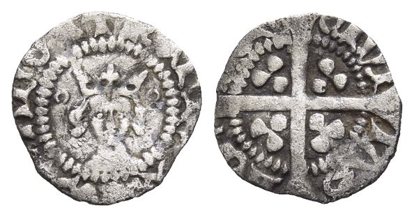 England. Lancaster, Henry V AR Halfpenny.