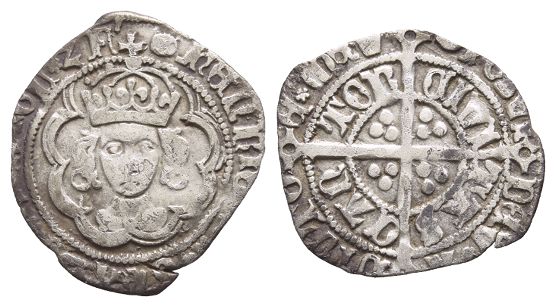 England. Tudor, Henry VII AR Halfgroat.