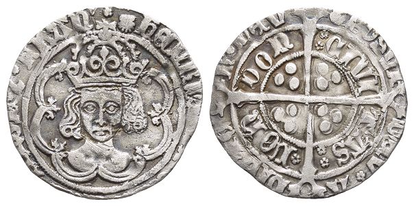 England. Tudor, Henry VII AR Groat.