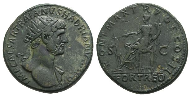 Hadrian AE Dupondius.