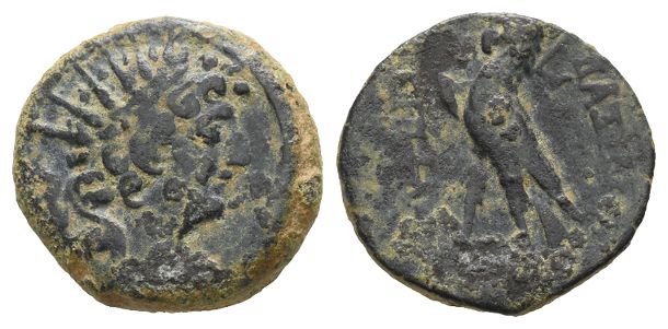 Seleukid Empire, Antiochos VIII Epiphanes (Grypos) AE 19mm.