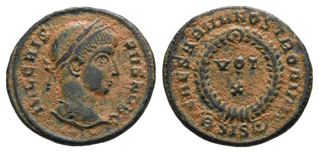 Crispus, as Caesar, BI Nummus.