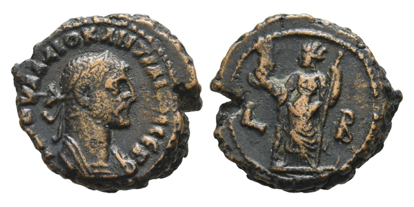 Diocletian BI Tetradrachm of Alexandria, Egypt.