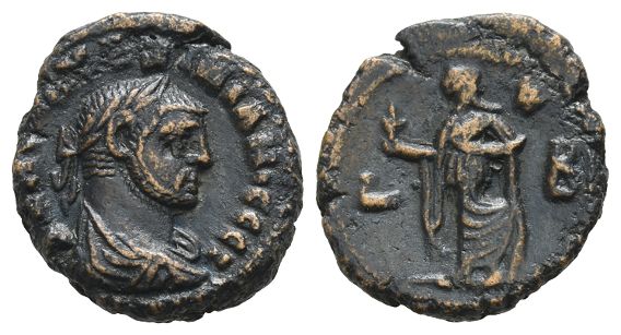Maximian BI Tetradrachm of Alexandria, Egypt.