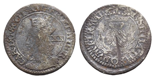 Scotland. Charles I AR Twenty Pence.