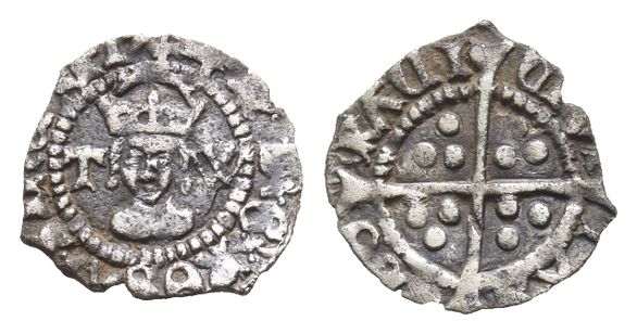 England. Tudor, Henry VIII AR Halfpenny.