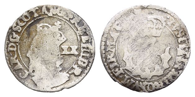 Scotland. Charles I AR Twenty Pence.