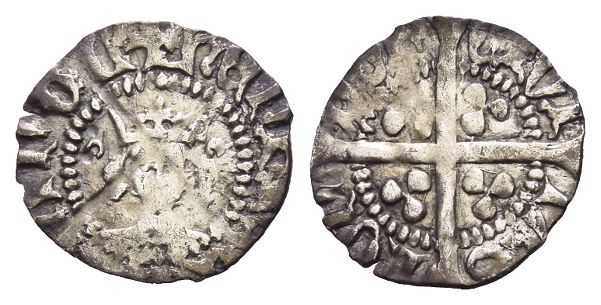 England. Lancaster, Henry V AR Halfpenny.