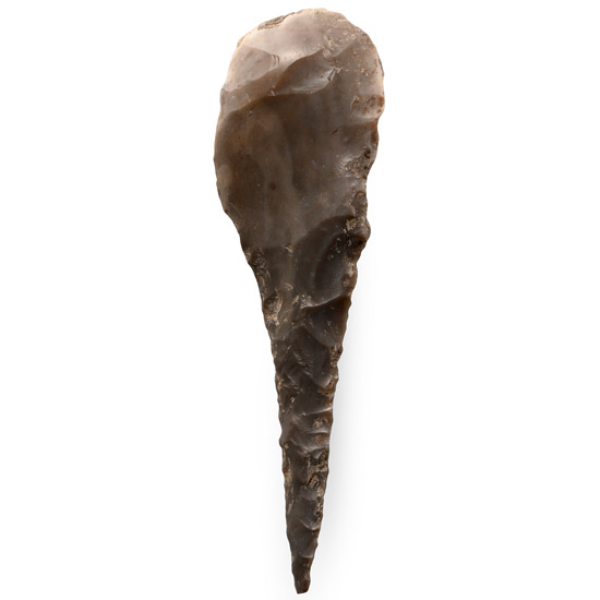 Stone Age Knapped Flint Drill