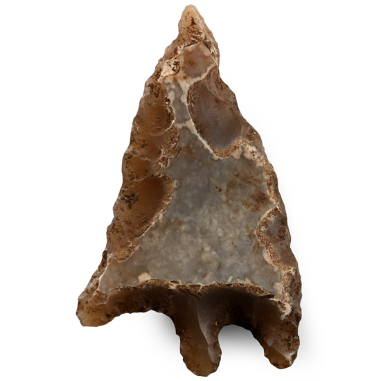 Knapped Flint Arrowhead