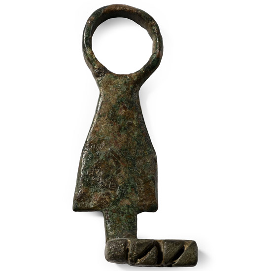 Large Roman Bronze Key