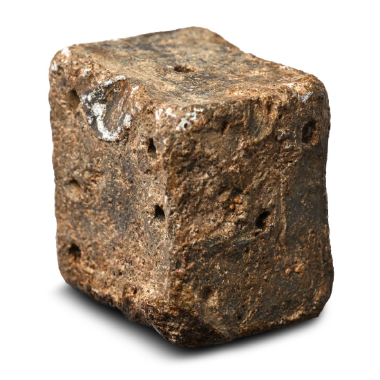 Large Roman Lead Gaming Die