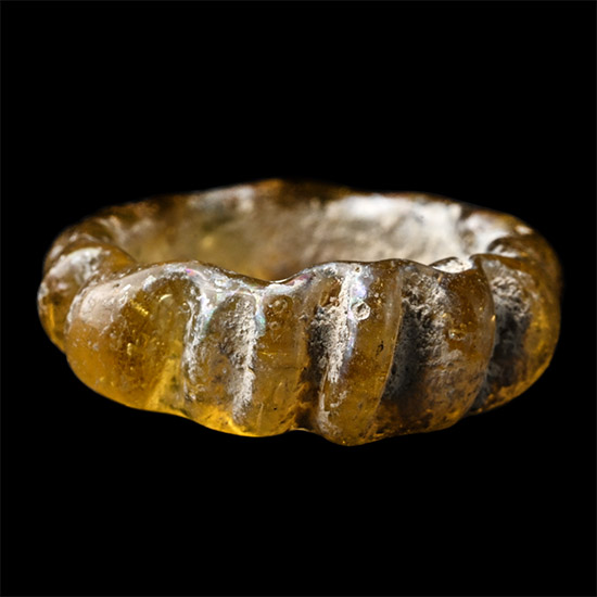Roman Amber-Coloured Glass Ring