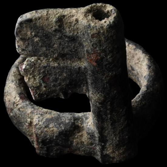 Roman Bronze Key Ring