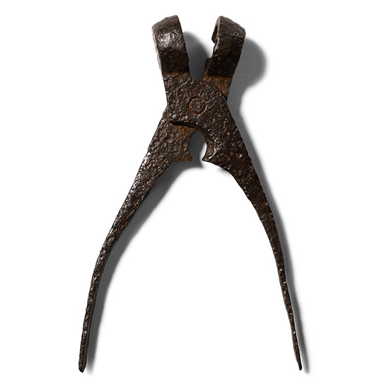 Civil War Period Iron Musket Ball Scissor Mould