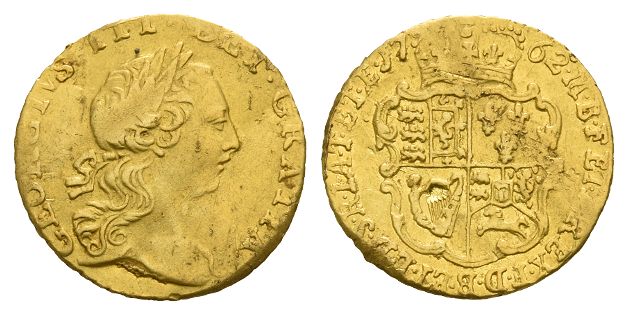 Great Britain. Hanover, George III AV Quarter Guinea.