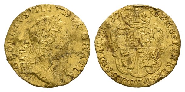 Great Britain. Hanover, George III AV Quarter Guinea.