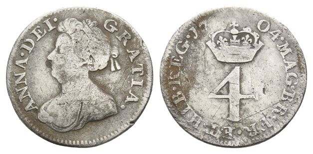 Great Britain. Stuart, Anne AR Fourpence.