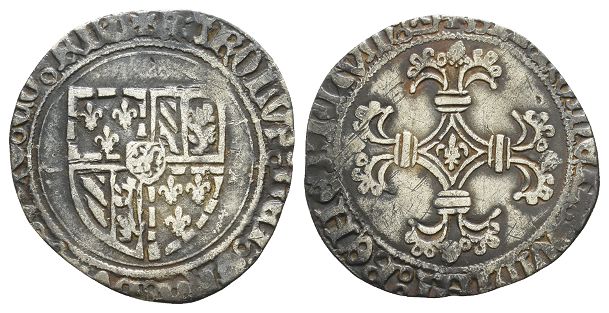 Low Countries. Flanders, Charles the Bold AR Double Patard.
