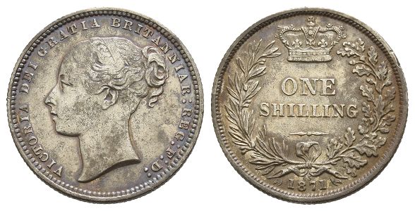 Great Britain. Hanover, Victoria AR Shilling.