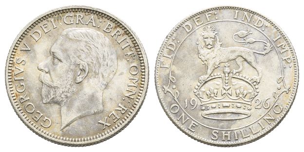 Great Britain. Windsor, George V AR Shilling.