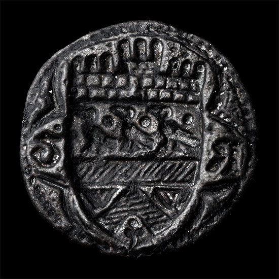 Large Medieval Knights Heraldic Seal Matrix