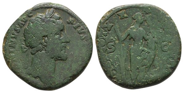 Antoninus Pius AE Sestertius.