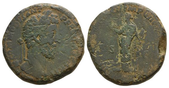Commodus AE Sestertius.