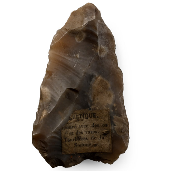 French Stone Age Neanderthal Levallois Knapped Point - Ex Boucher-de-Perthes