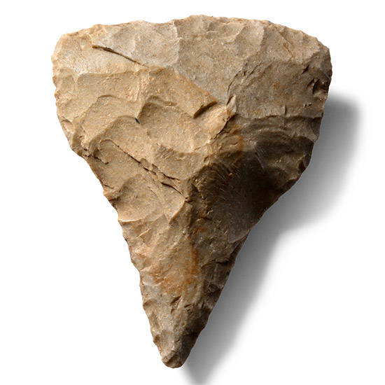 North American Stone Age Knapped Bifacial Drill